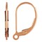Lever Back Earring Rose Gold Filled DIY Leverback Earwires (1 Pair of Earrings)